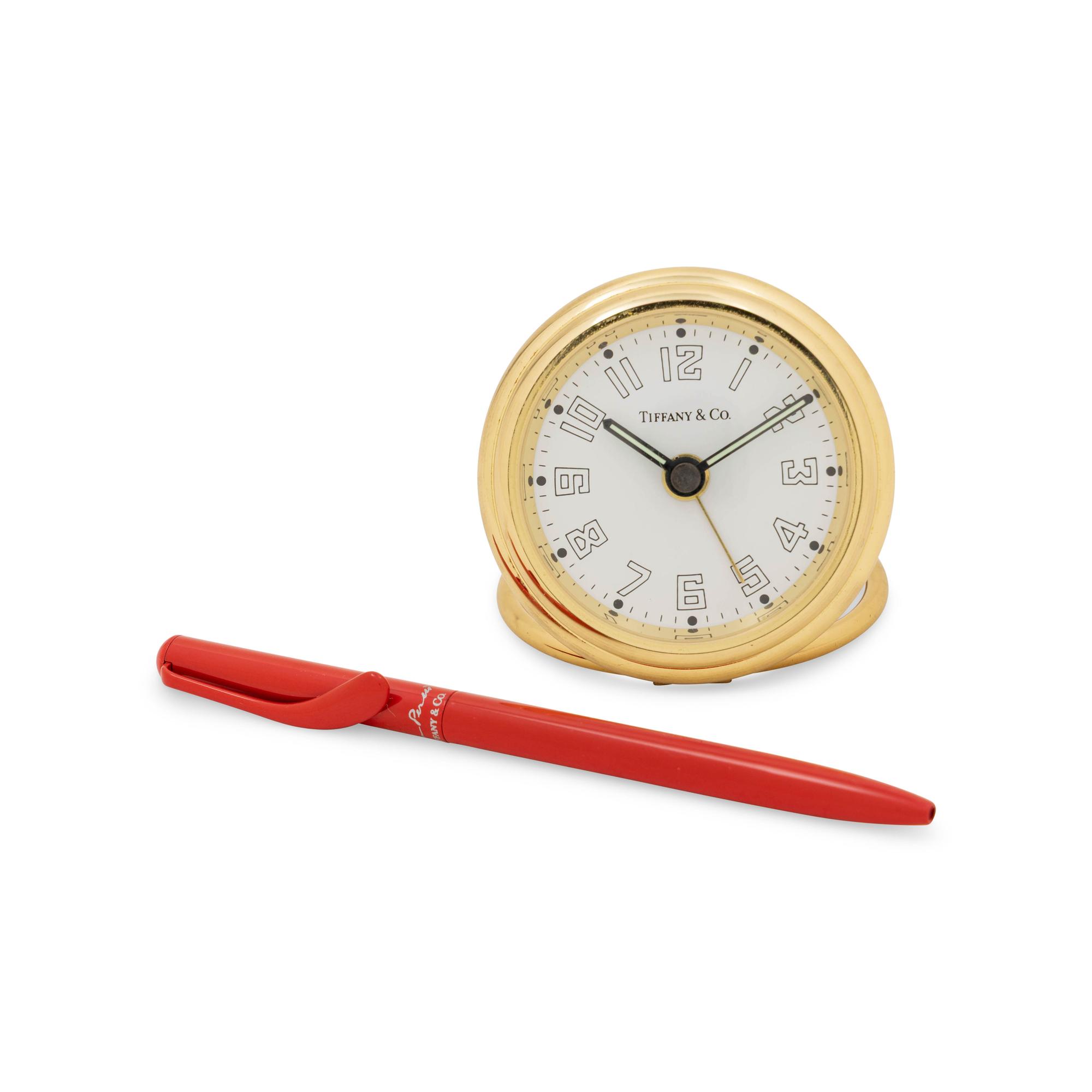 Tiffany & Co., Peretti Ballpoint Pen & Travel Alarm Clock