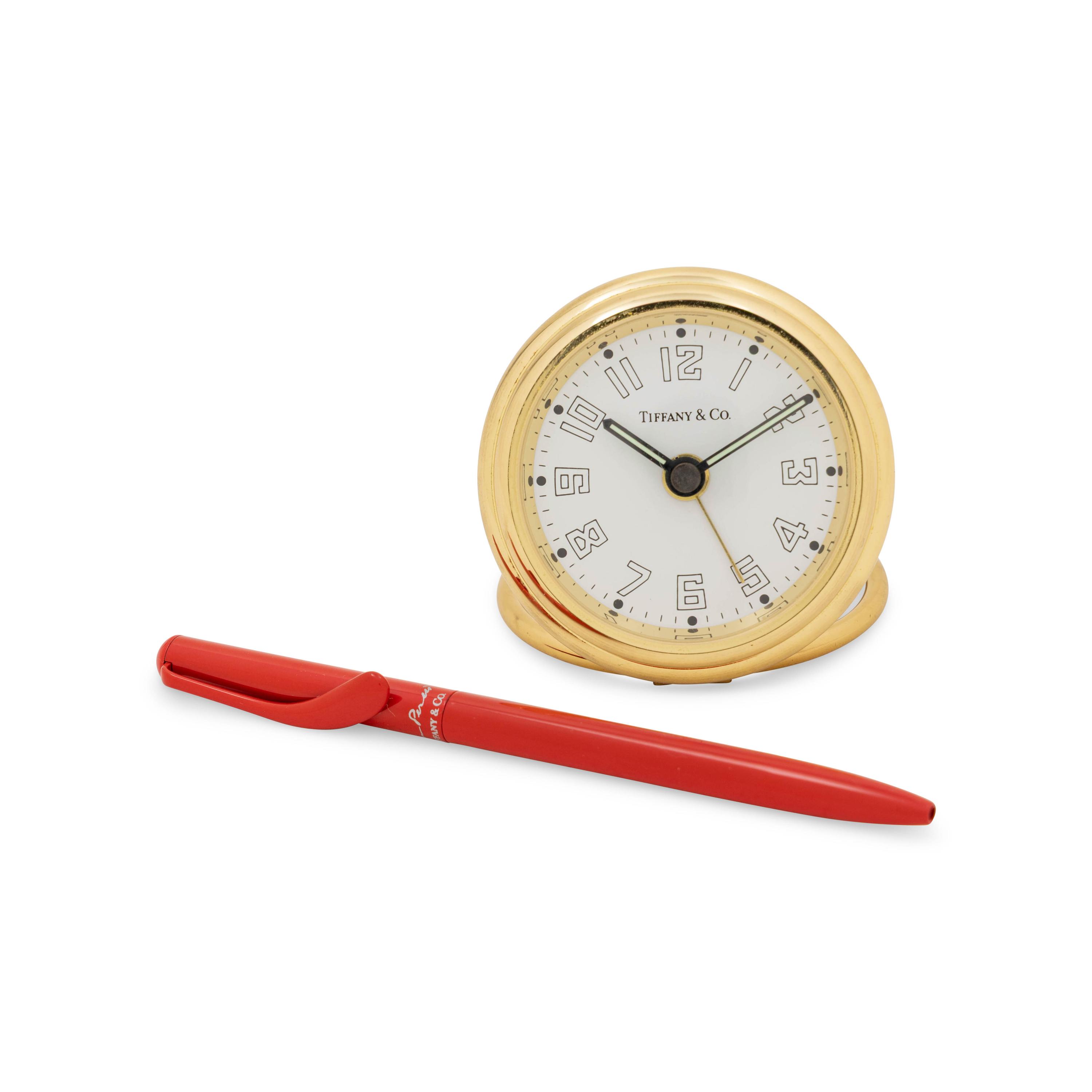 Tiffany & Co., Peretti Ballpoint Pen & Travel Alarm Clock