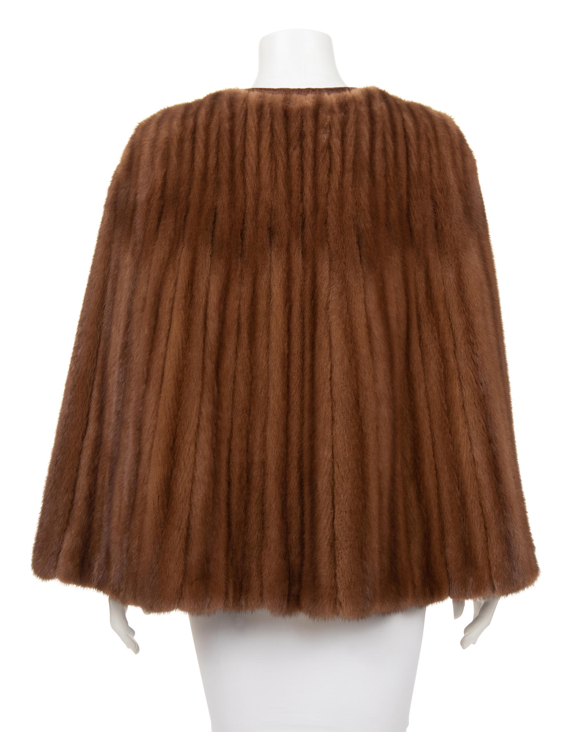 J. Mendel Mink and Alligator Trimmed Jacket