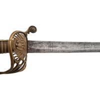 Klingenthal Non-Regulation Combination Hilt French 1838/1853 Sword Presented to Lt. Thomas Hickey - 164th New York Infantry - WIA at Cold Harbor and Died of Wounds
