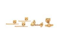 YELLOW GOLD AND YELLOW SAPPHIRE DRESS SET