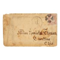[LINCOLN ASSASSINATION]. THOMAN, John Adam (1838-1906). Autograph letter signed ("J. Thoman") to Henrietta Thoman, Washington, D.C., 15 April 1865.