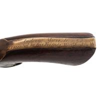 Colt Model 1849 Pocket Revolver Inscribed to Andrew Morse Jr. of the 3rd Mass and 1st LA Cavalry - Twice Wounded