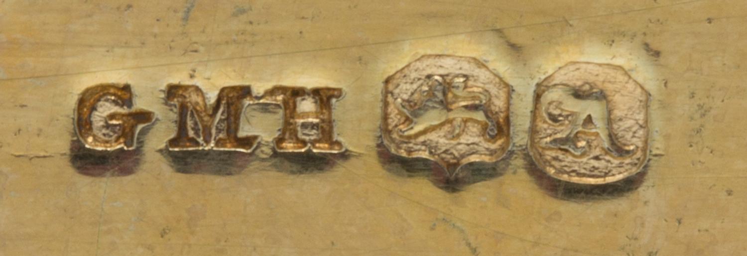 A Silver Vinaigrette, With spurious Georgian marks, in the form of a book, the case having ornithological, floral and foliate decoratio