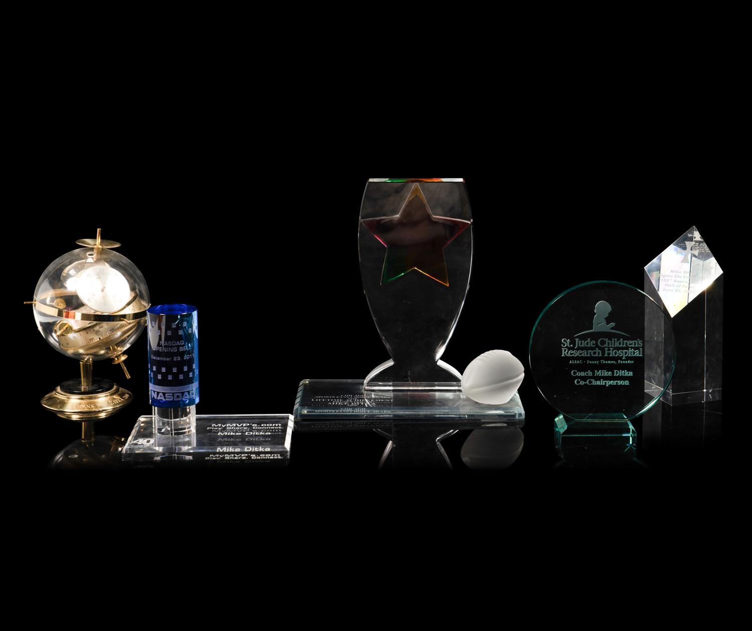 A Large Group of 20 Awards Presented to Mike Ditka Formerly Displayed in Ditka's Chicago Home