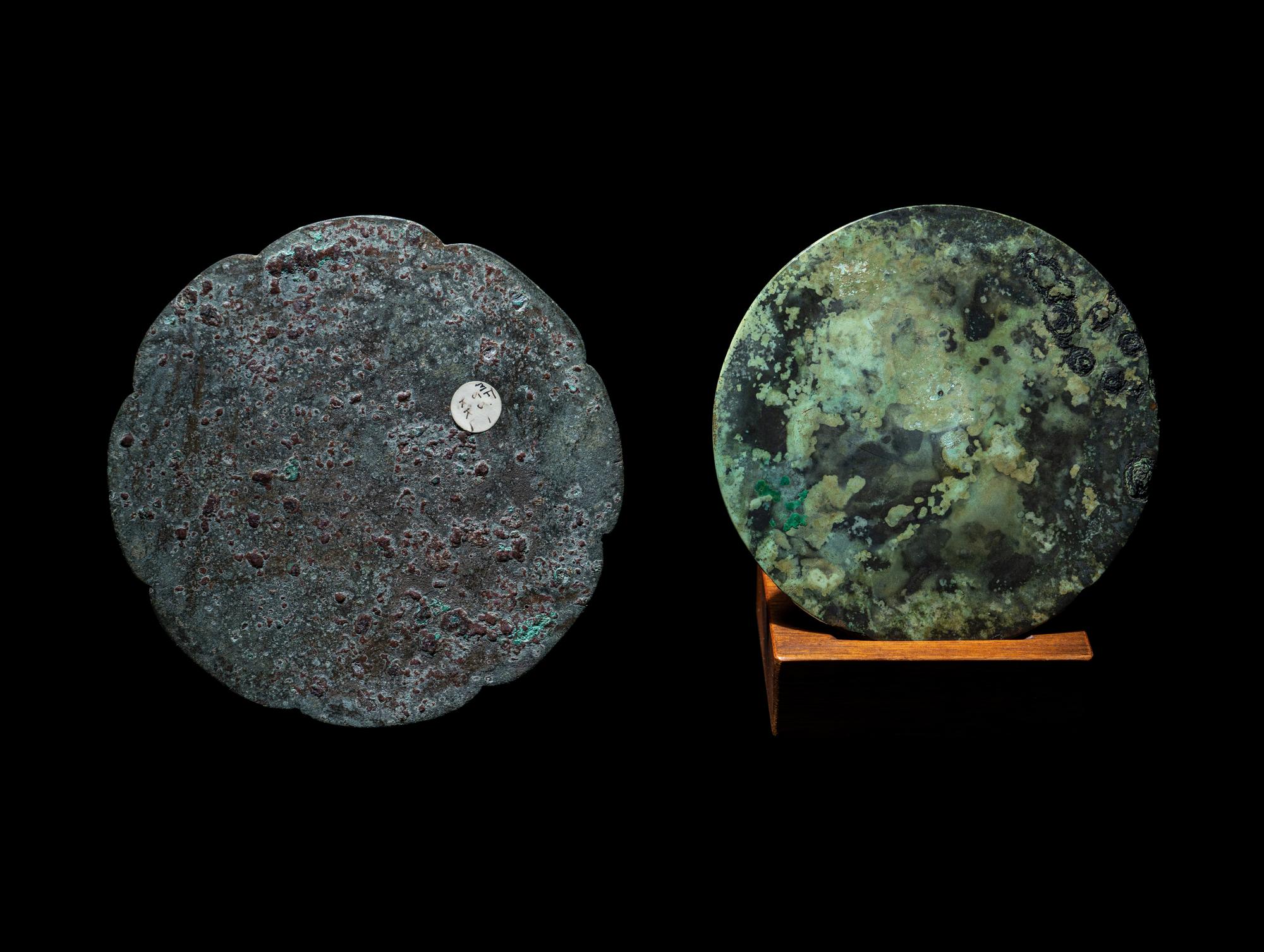 Two Chinese Bronze Mirrors