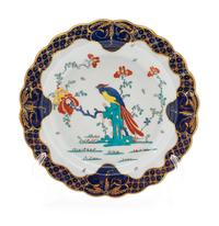A Worcester Porcelain Plate — 18TH CENTURY