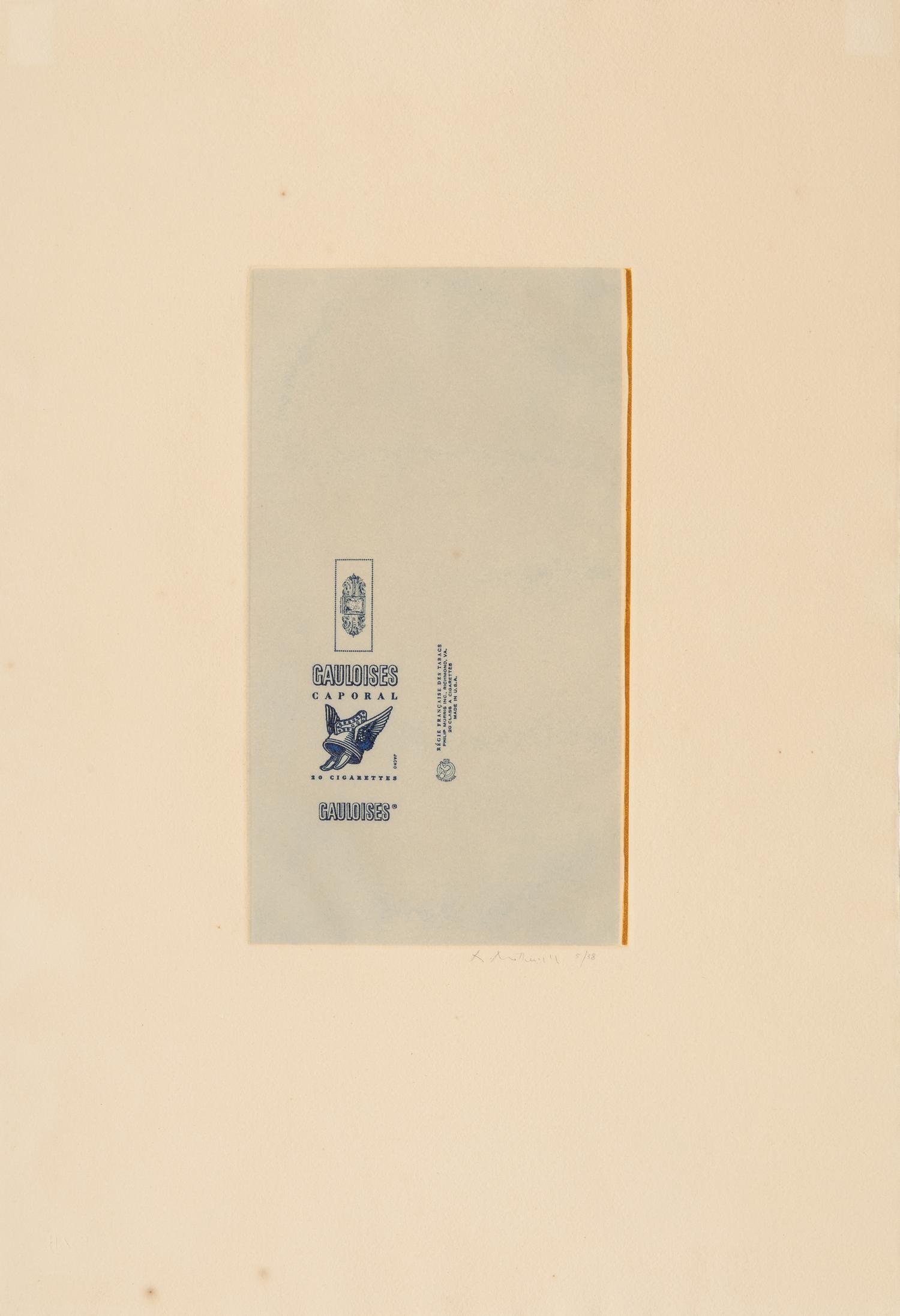Gauloises Bleues (Raw Umber Edge)