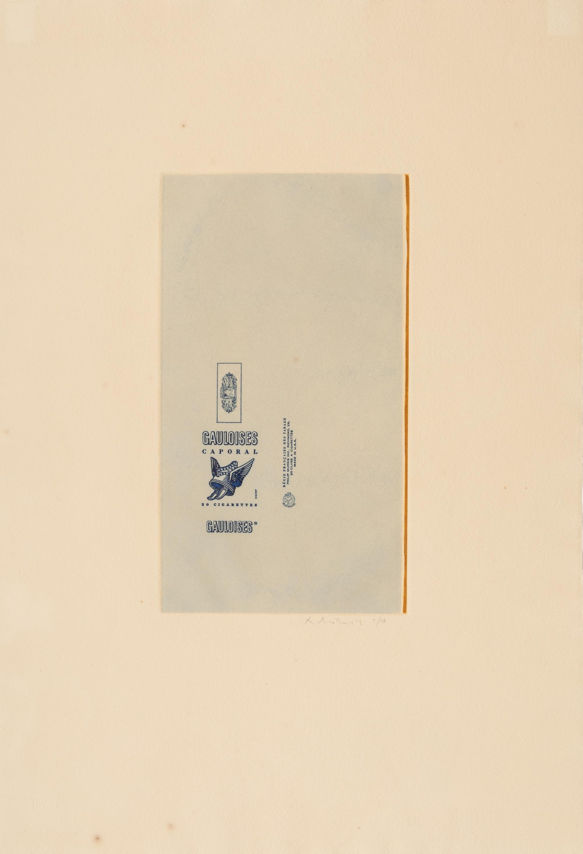 Gauloises Bleues (Raw Umber Edge)