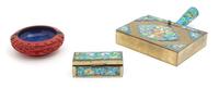 Three Chinese Decorative Articles Length of iron 8 inches.