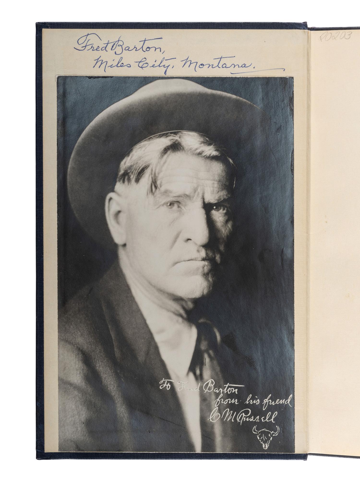 [WESTERN AMERICANA]. Fred Barton Library related to Charles M. Russell and the Old West.