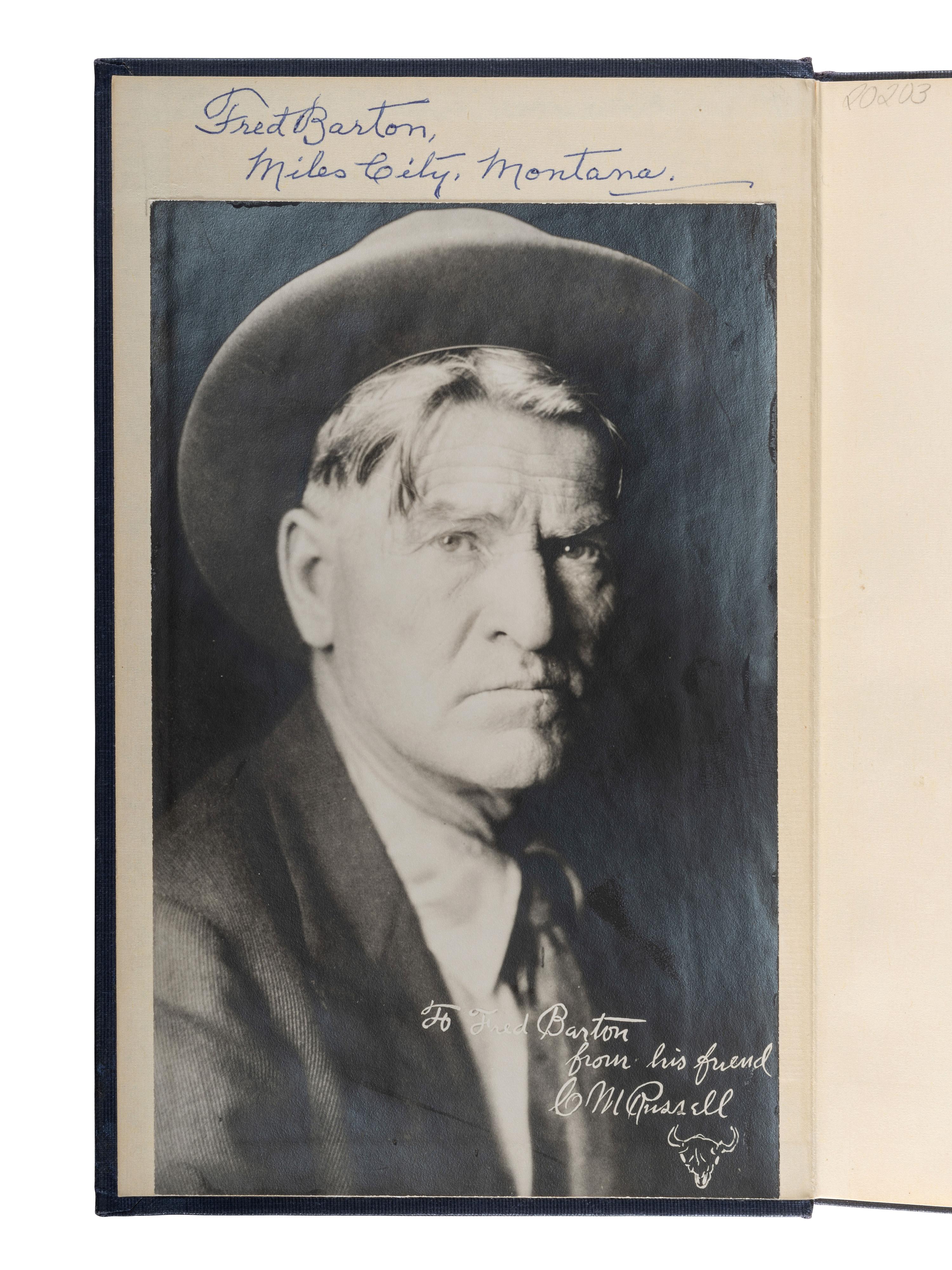 [WESTERN AMERICANA]. Fred Barton Library related to Charles M. Russell and the Old West.