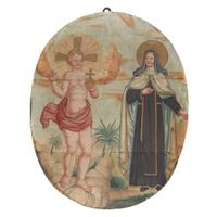 Colonial Latin American School, 18th/19th century — Virgin and Christ Child