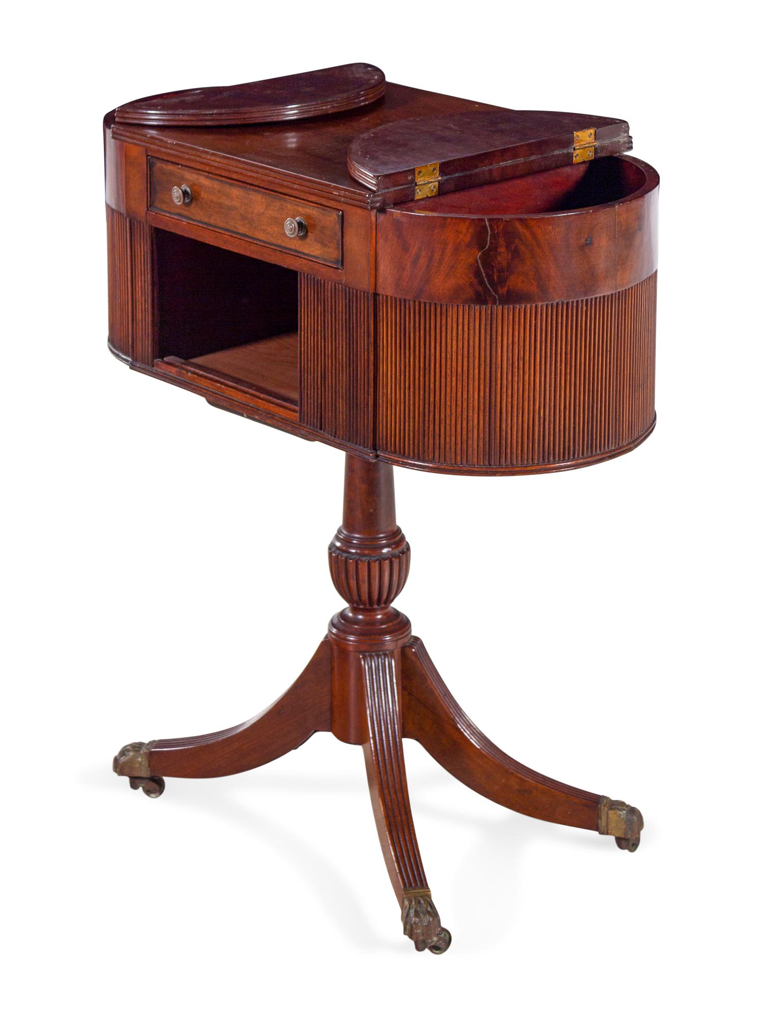 A Classical Mahogany Work Table in the Manner of Duncan Phyfe