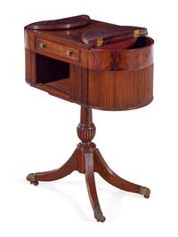 A Classical Mahogany Work Table in the Manner of Duncan Phyfe