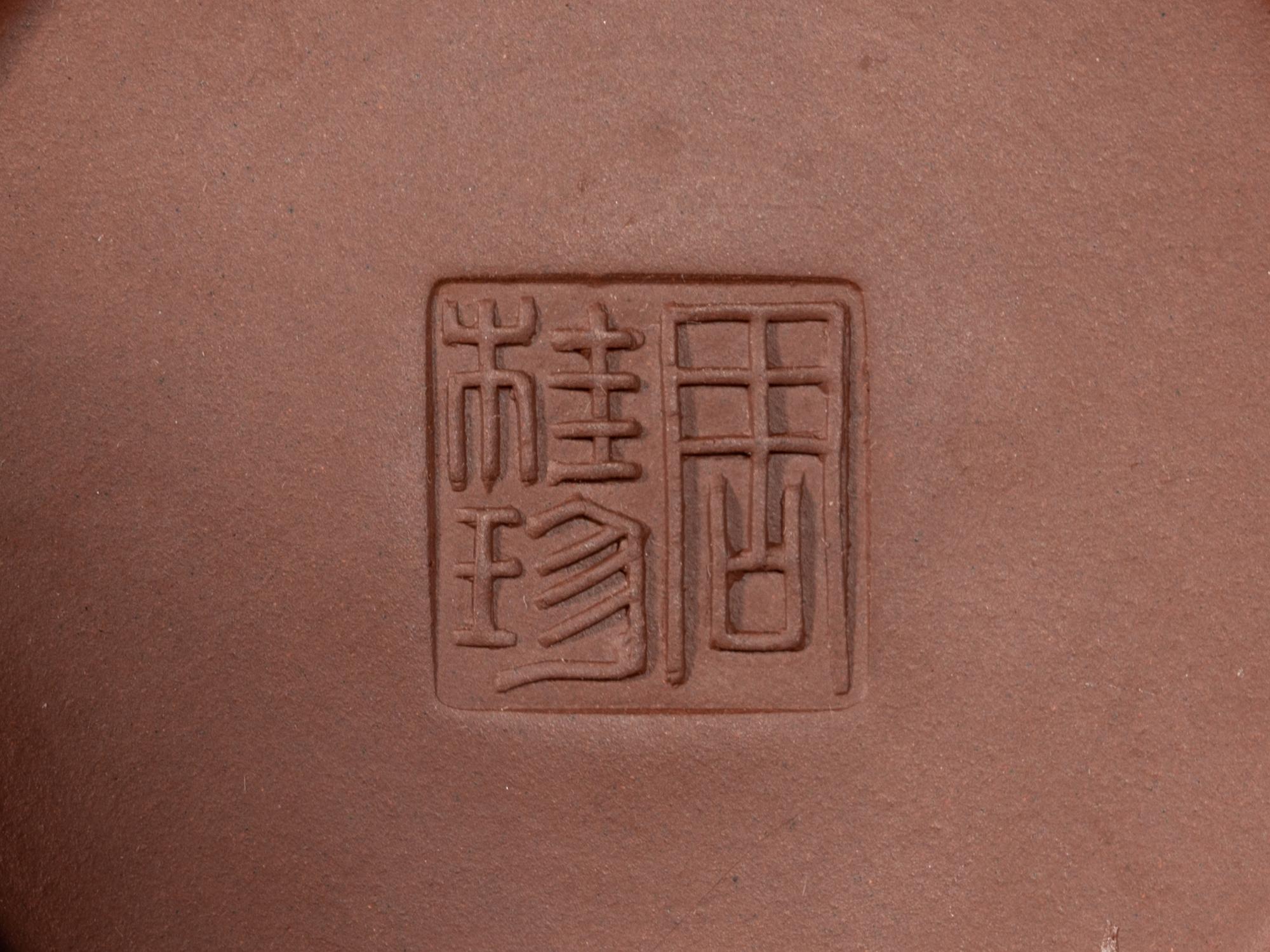 Six Chinese Yixing Zisha Teapots