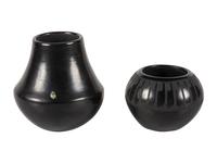 Blackware Pottery Jars