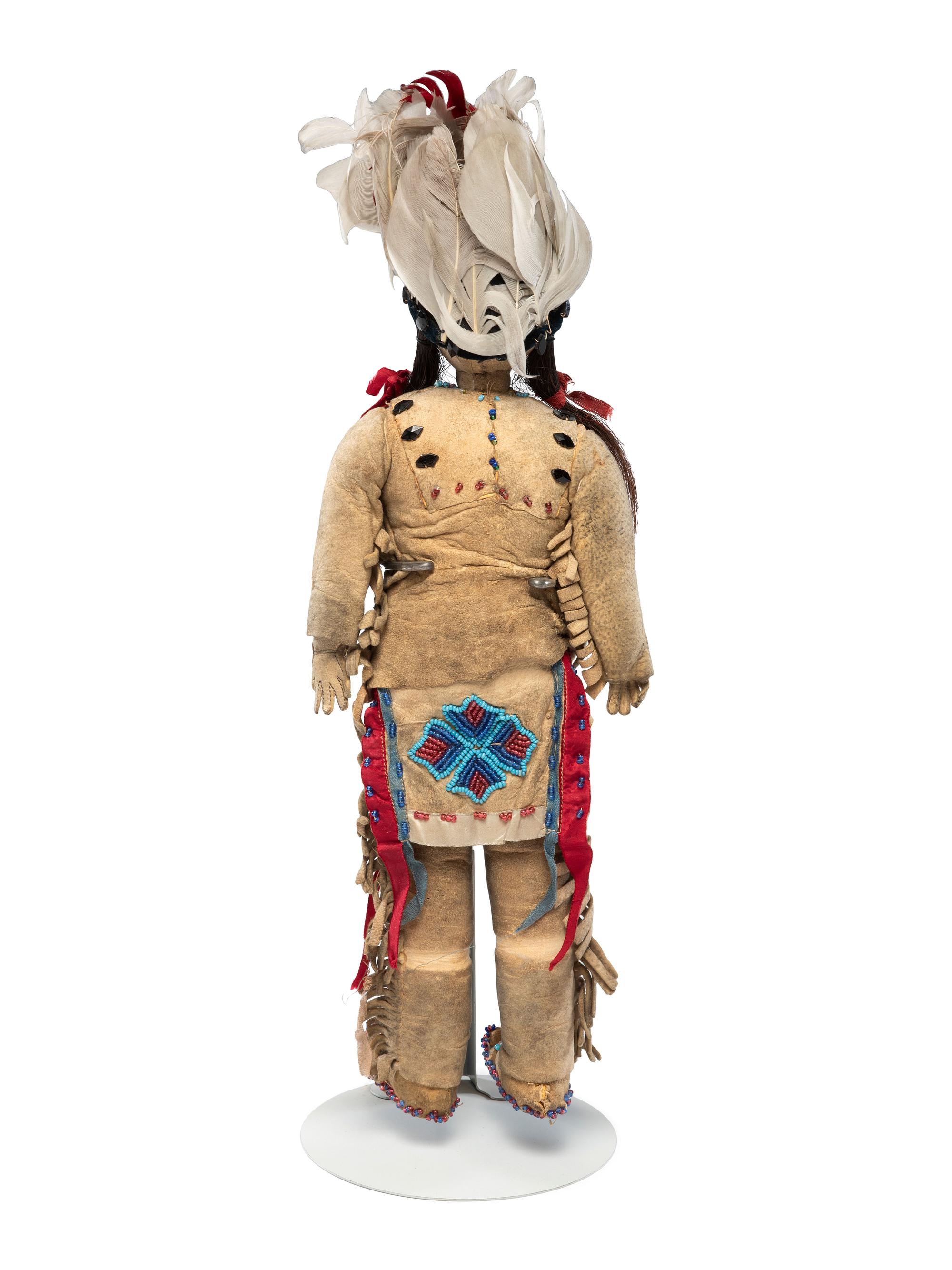Great Lakes Beaded Hide Doll