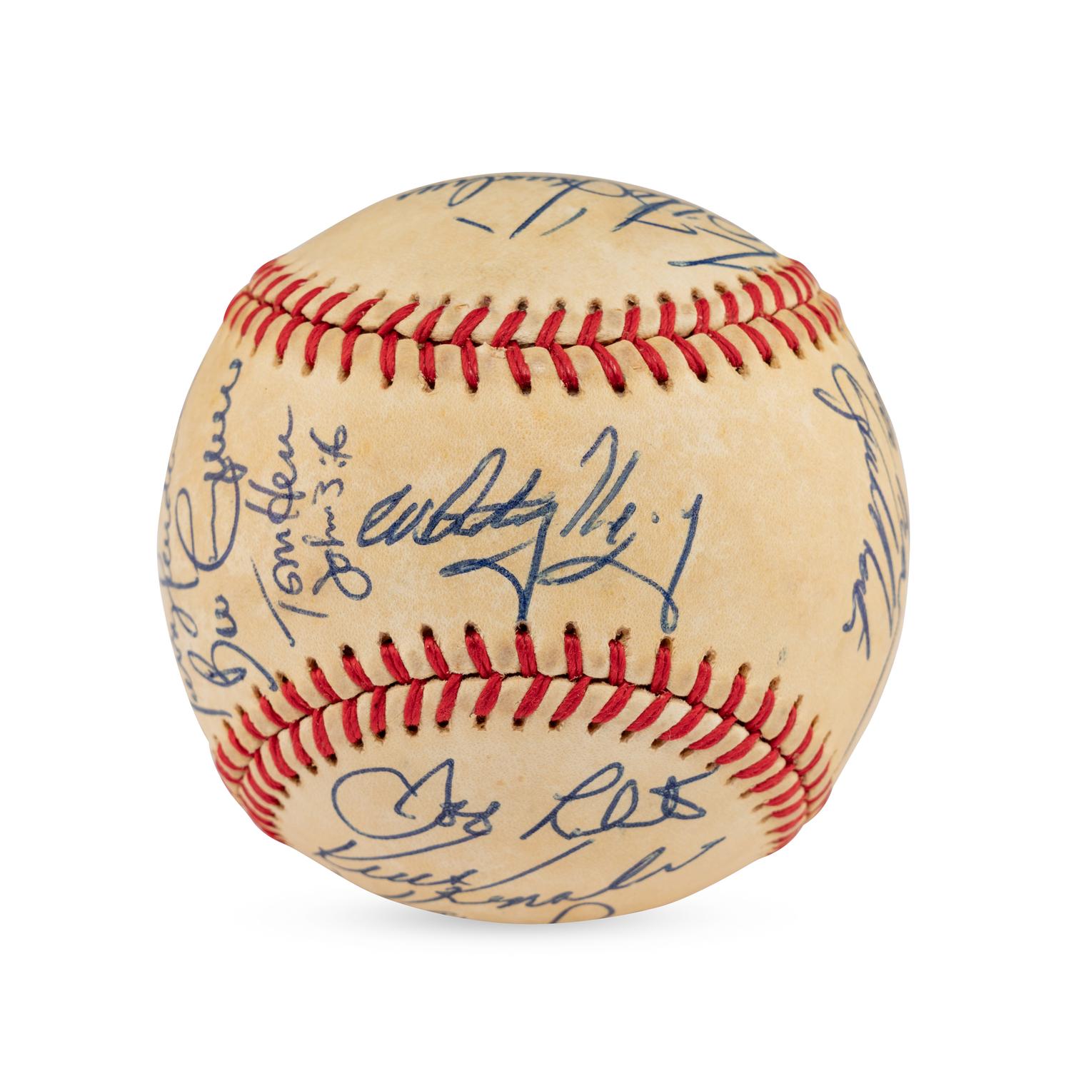 A 1985 St. Louis Cardinals Team Signed Autograph Baseball (Beckett Authentication Services)