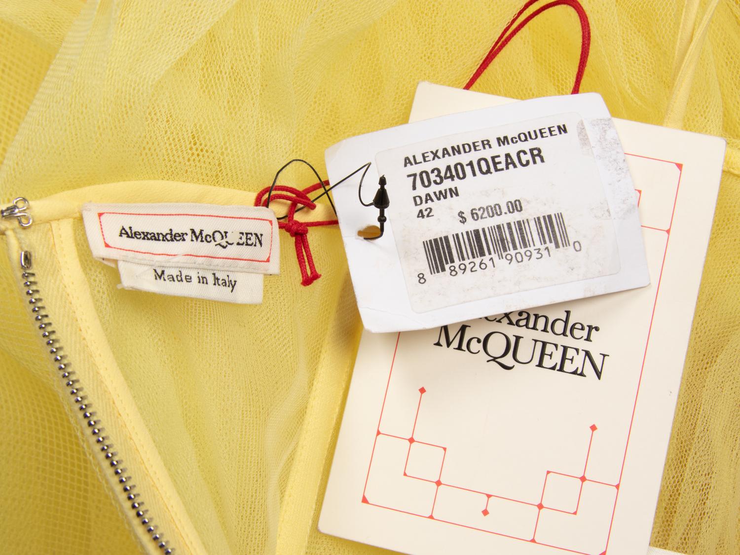 Alexander McQueen, Yellow Tulle Dress, 2022