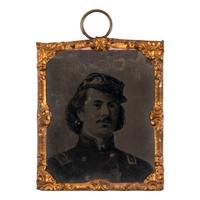 [CIVIL WAR]. -- [ELLSWORTH, Elmer (1837-1861)]. A group of 3 photographs depicting Ellsworth, comprising: