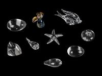 A Group of Nine Modern Glass Paperweights — 20TH CENTURY