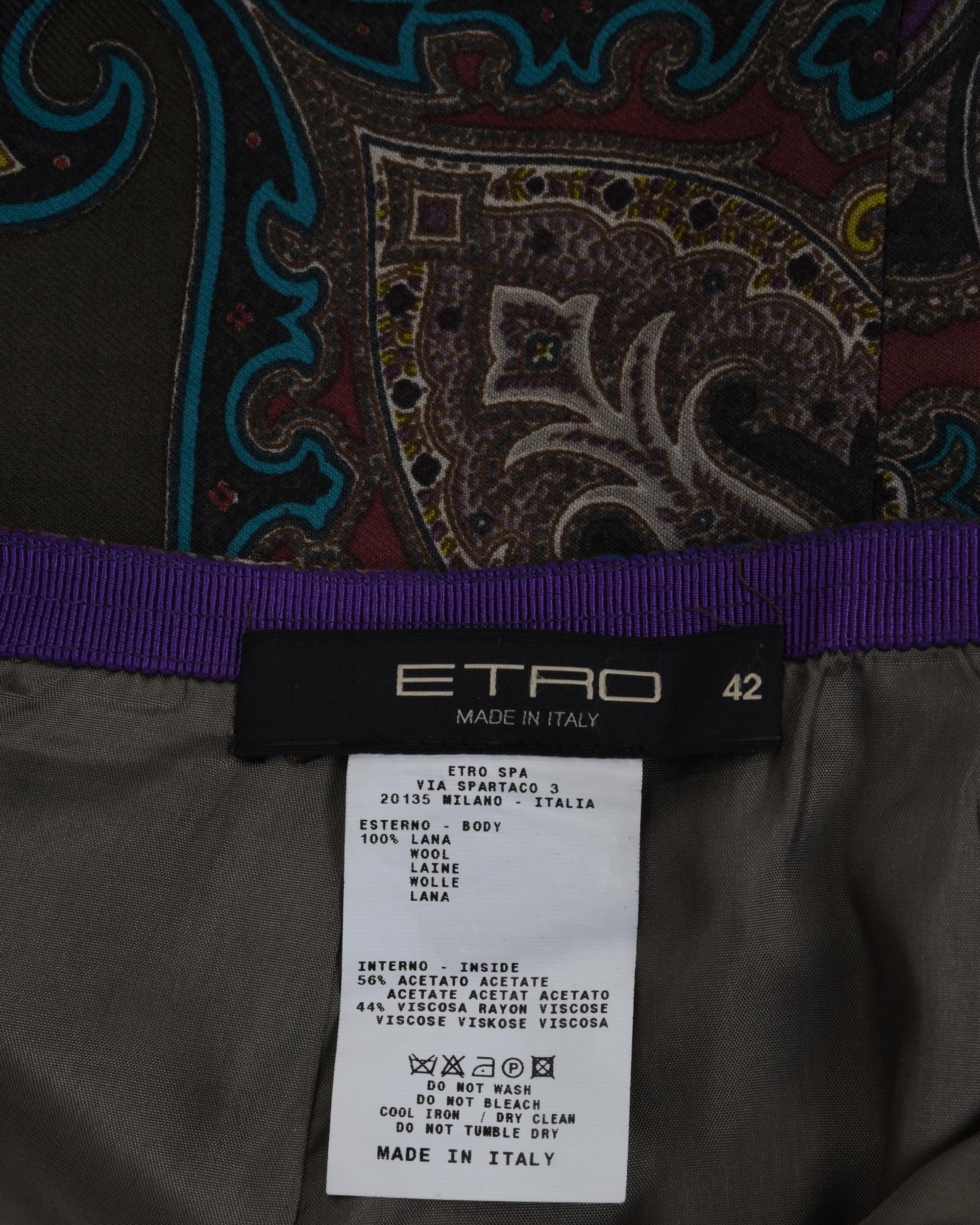Five Etro Items: Two Dresses, and Three Skirts