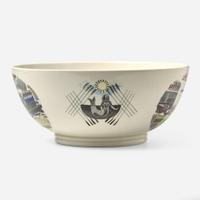 A Wedgwood Eric Ravilious (1903-1942) Designed "Boat Race Day" Bowl, UK, 1930s