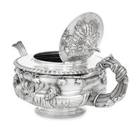 A George III Silver Warwick Vase Teapot