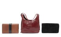 Four Hermès Items: Three Bags and One Pair of Gloves, 1970s