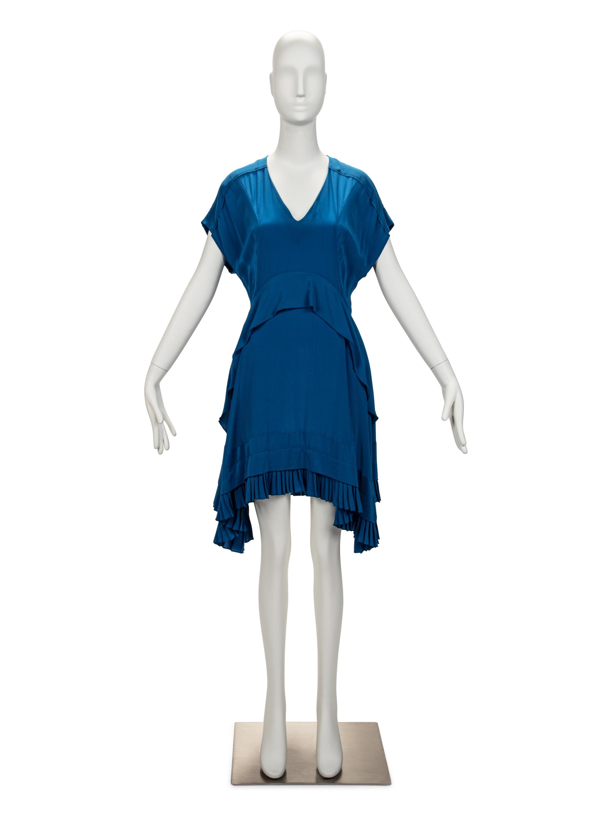 Two Designer Items: One Yves Saint Laurent Ensemble, One Balenciaga Dress, 1990-2000s