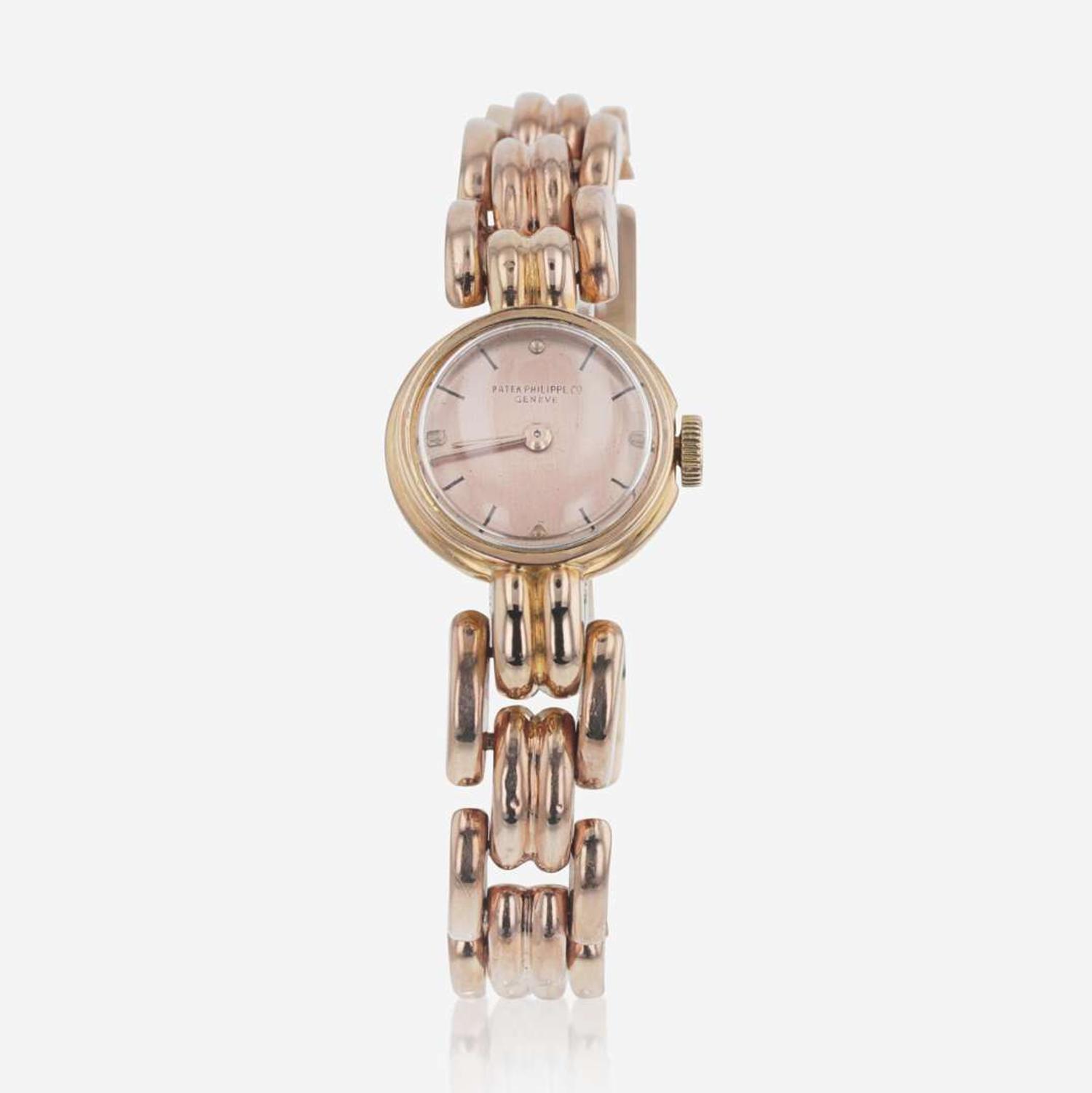 A Rose Gold Ladies Retro Patek Philippe & Co. Dress Watch Swiss, Geneve