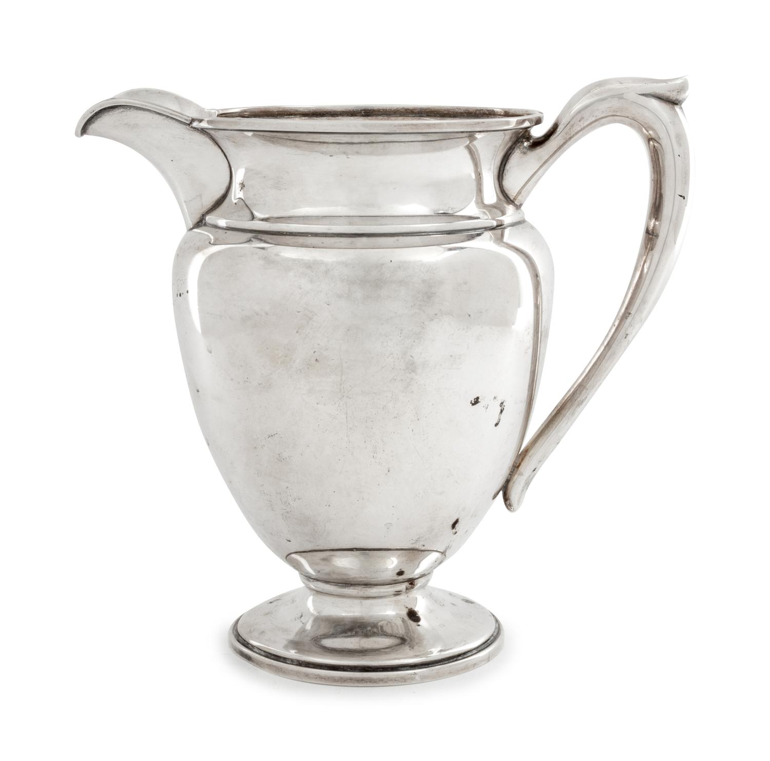 An American Silver Water Pitcher