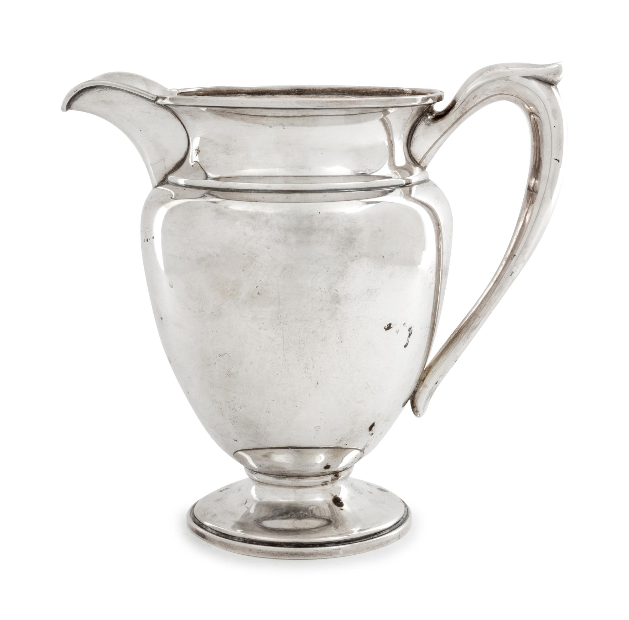 An American Silver Water Pitcher