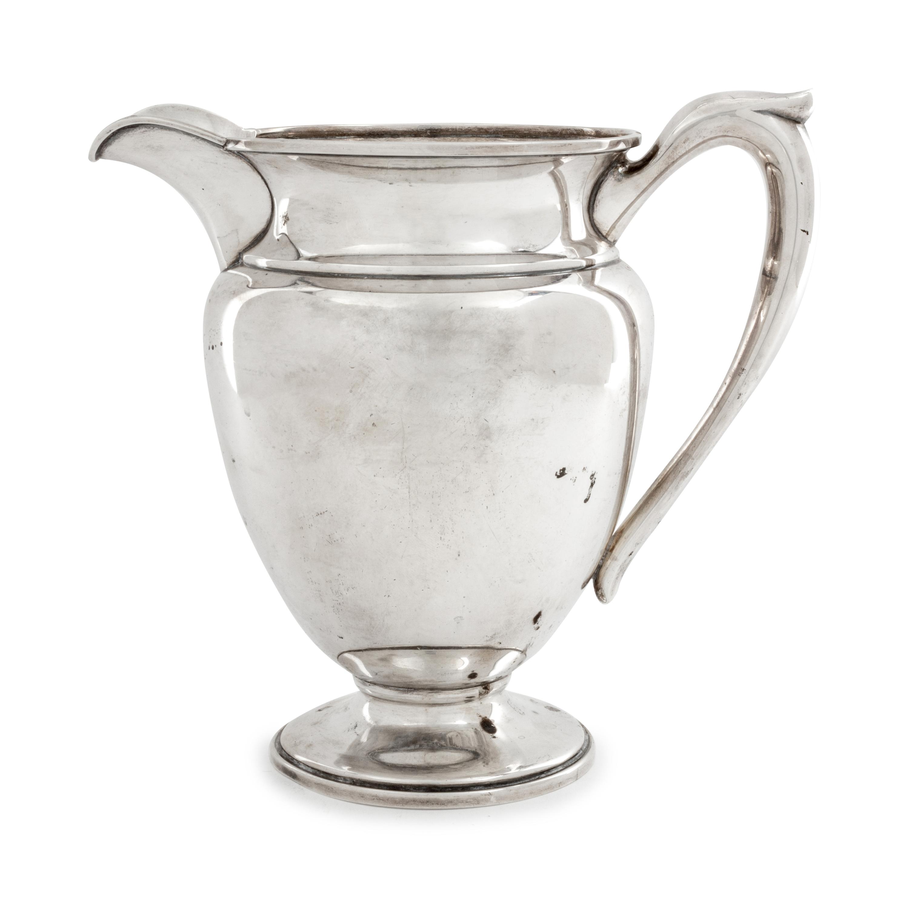 An American Silver Water Pitcher
