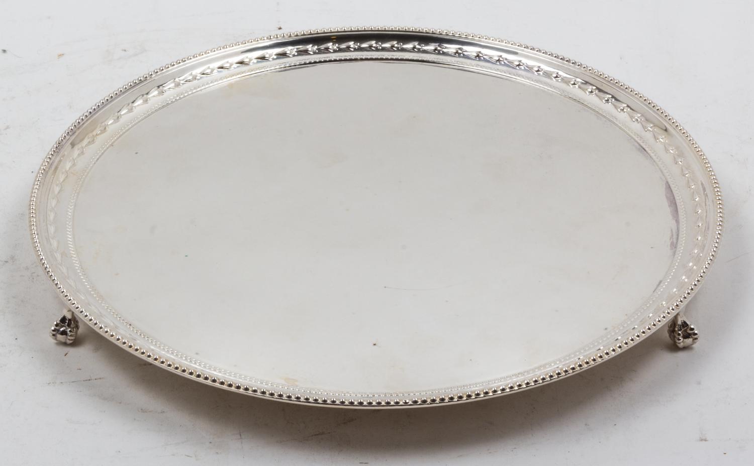 An English Silver-Plate Salver, James Dixon & Sons, Sheffield, Early 20th Century,