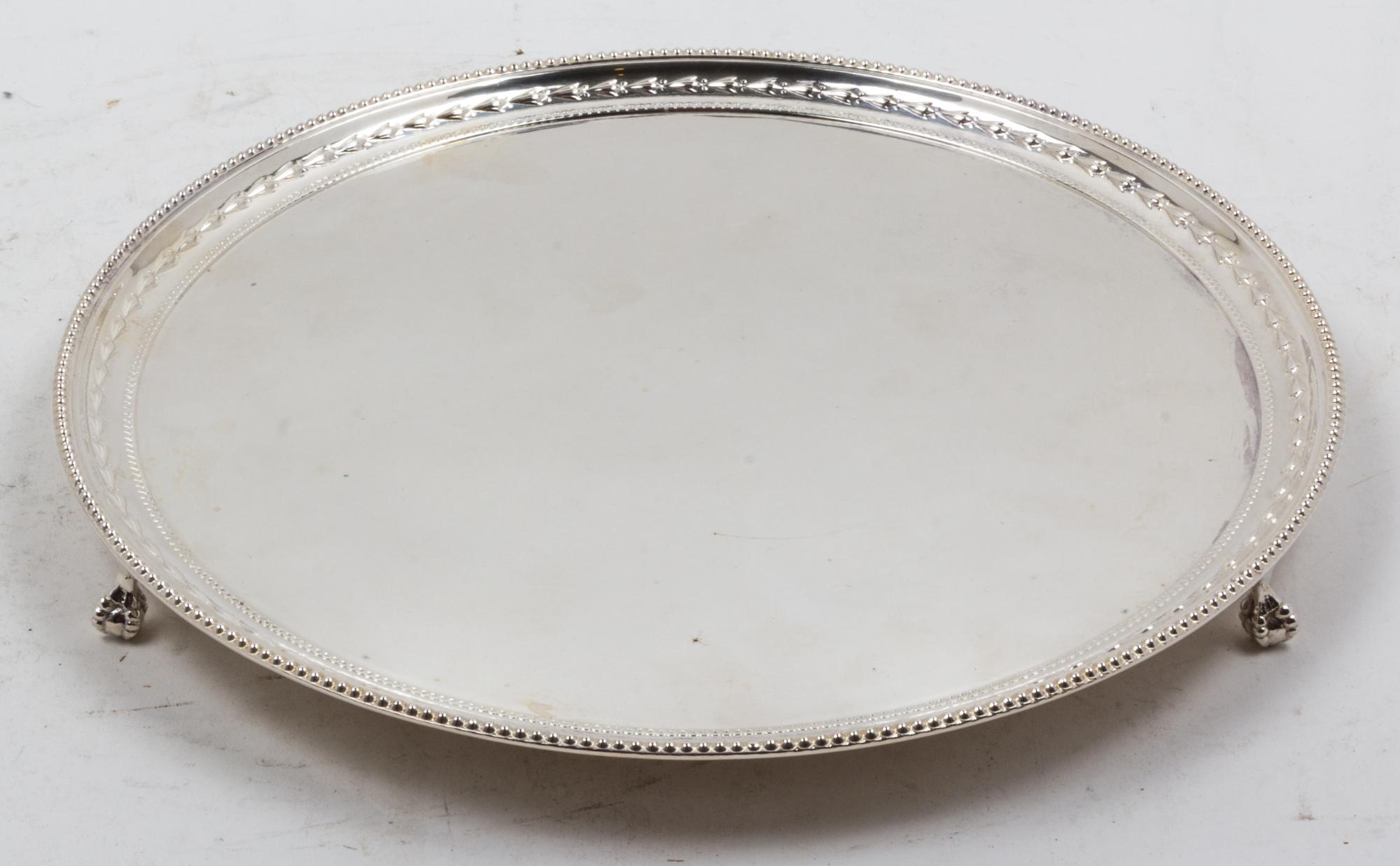 An English Silver-Plate Salver, James Dixon & Sons, Sheffield, Early 20th Century,
