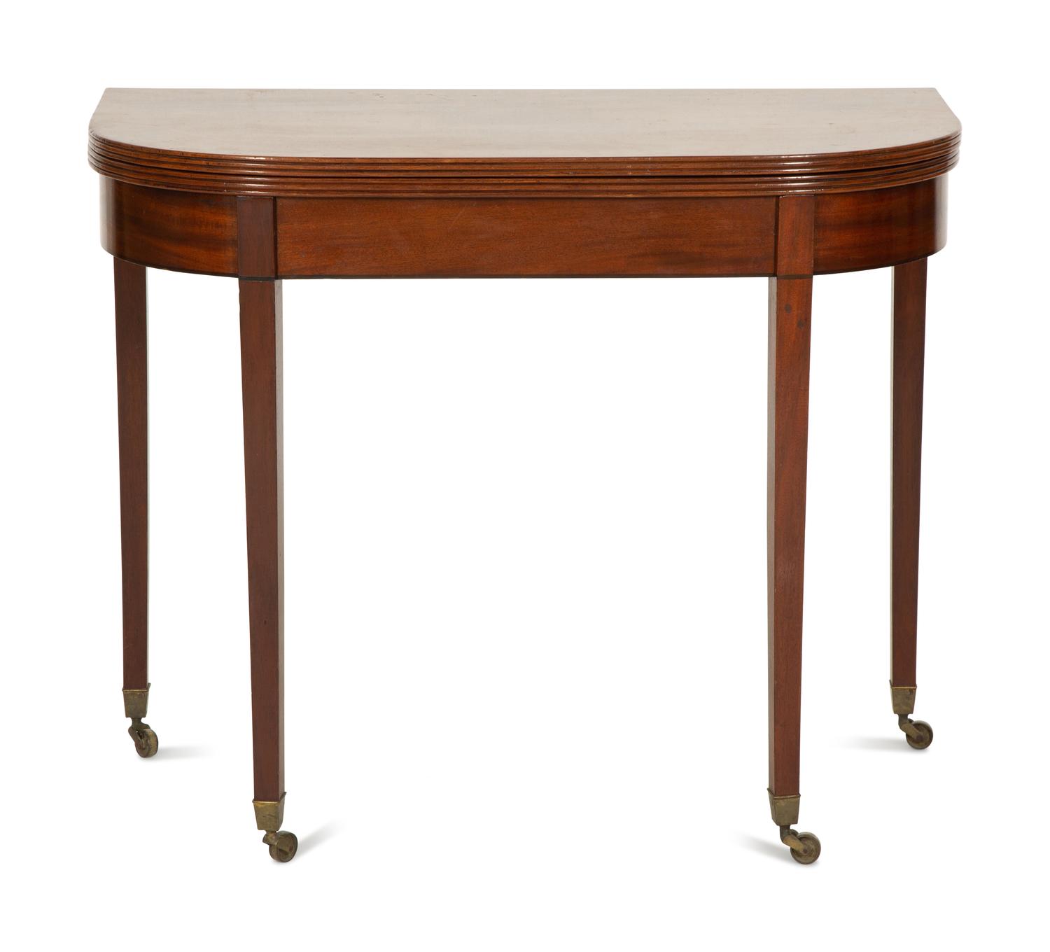 A George III Mahogany Flip Top Card Table