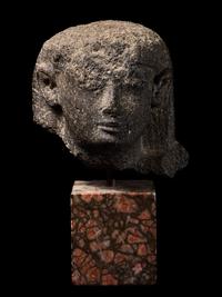 An Egyptian Granite Head of an Official