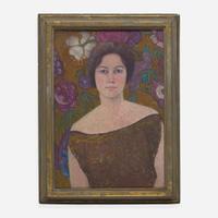 Emma Fordyce MacRae (American, 1887–1974) Self-Portrait in Brown