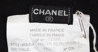 A Chanel Black Pleated Long Skirt, Size 42.