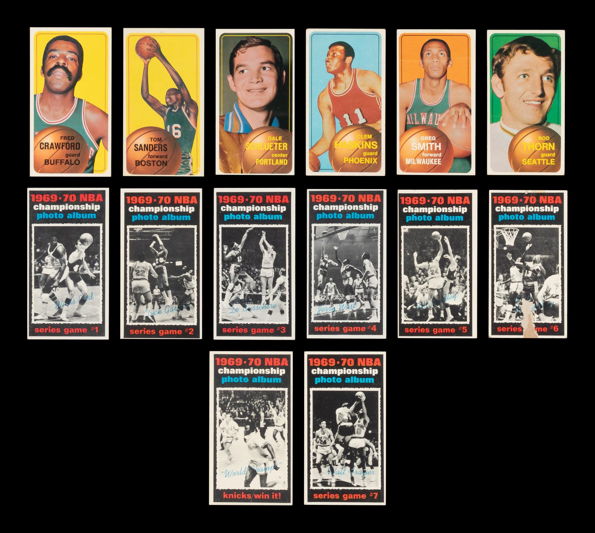 A Near Set of 1970-71 Topps Basketball Cards (172/175)