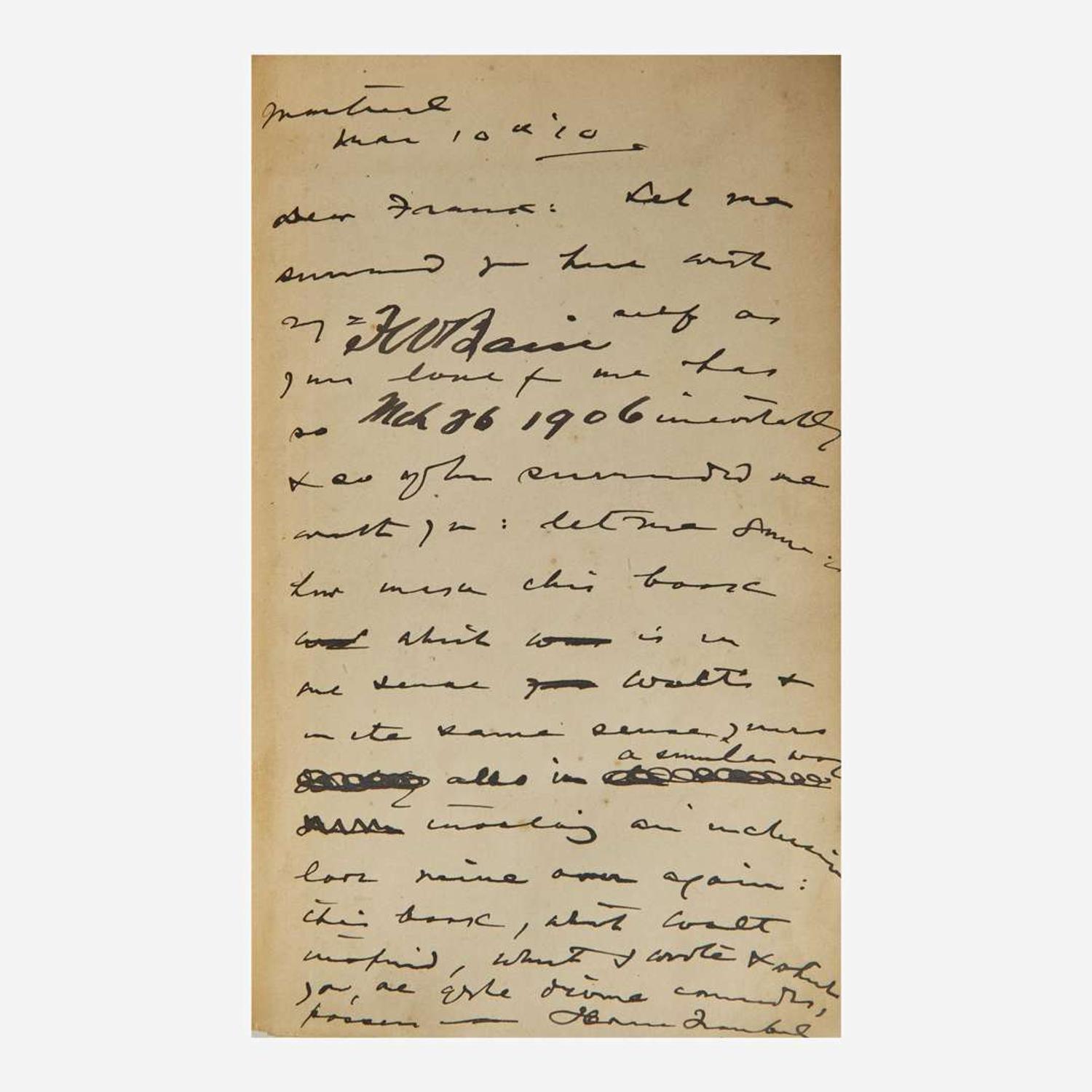 [Literature] (Whitman, Walt) Traubel, Horace With Walt Whitman In Camden…