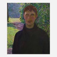 Lilla Cabot Perry (American, 1848-1933) Portrait of a Boy in Black