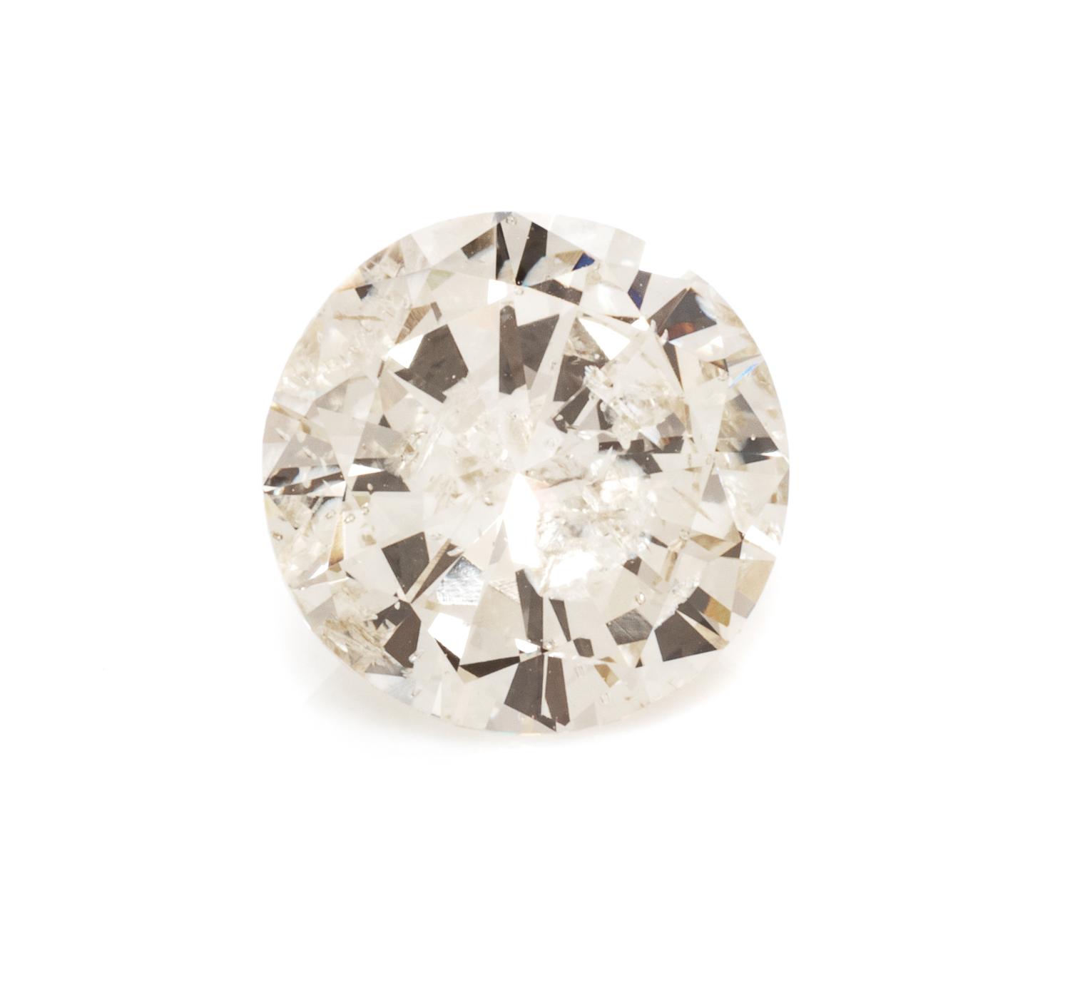 A 2.03 Carat Round Brilliant Cut Diamond,