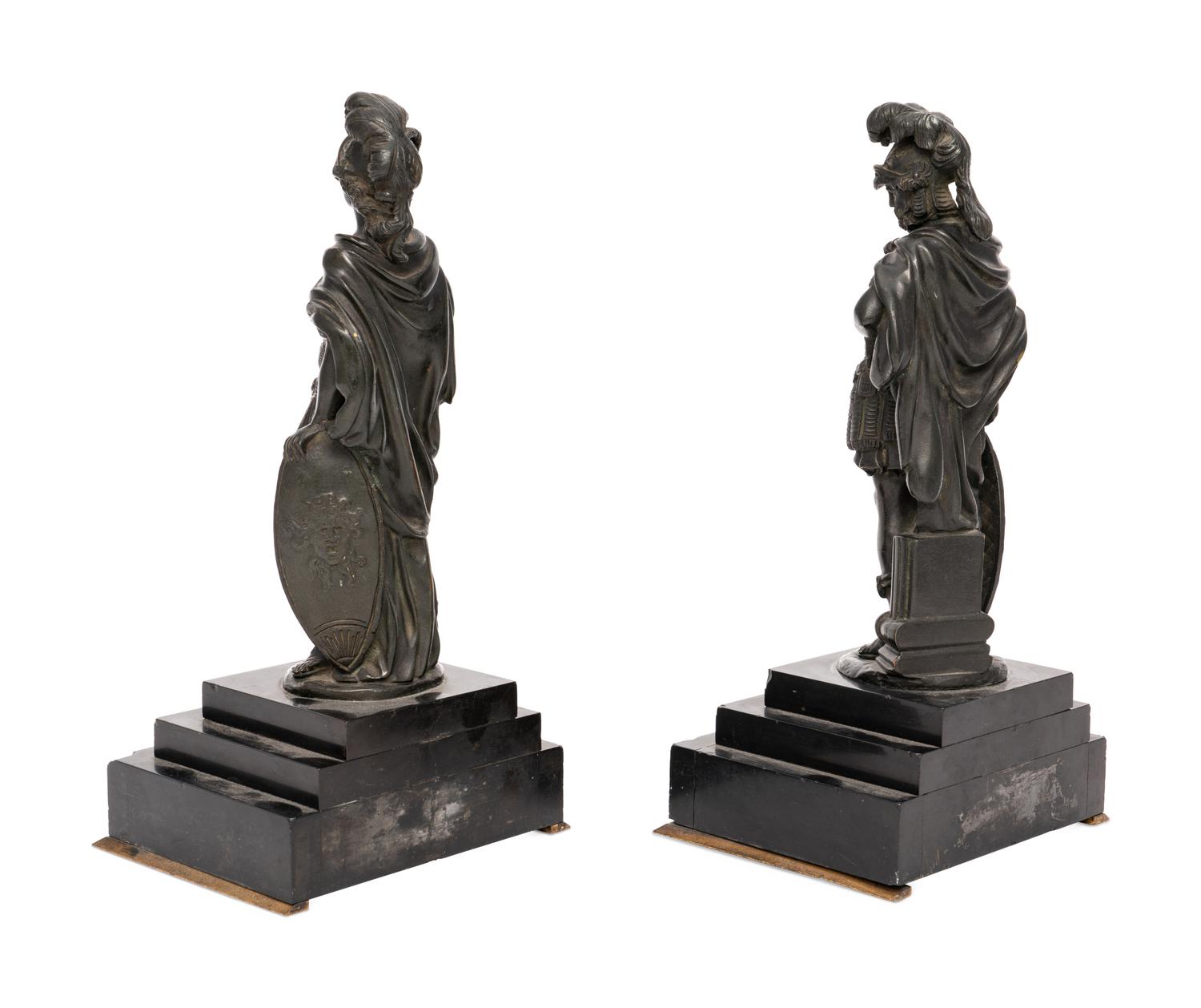 A Pair of Continental Bronze Figures