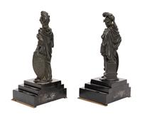 A Pair of Continental Bronze Figures