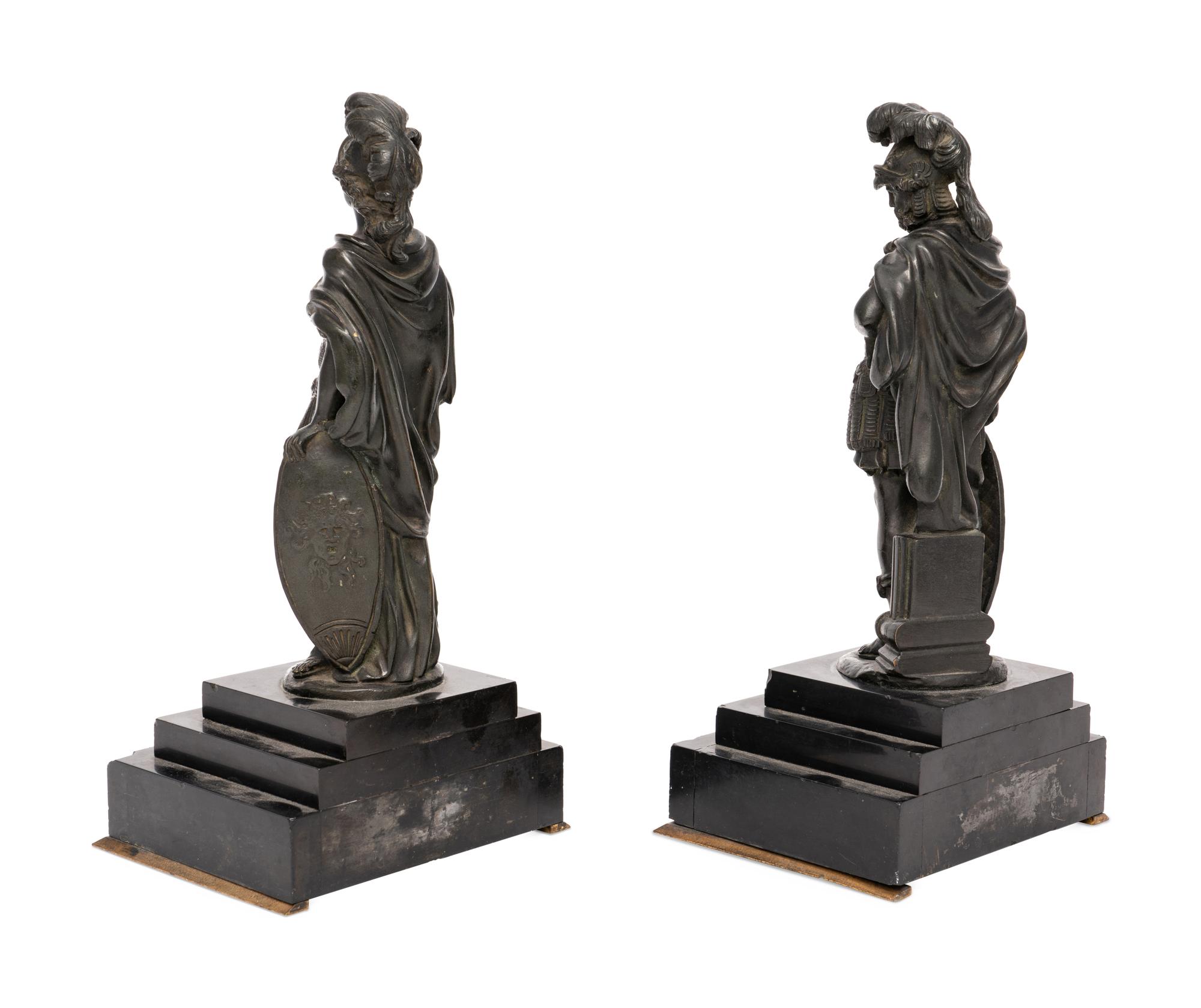 A Pair of Continental Bronze Figures
