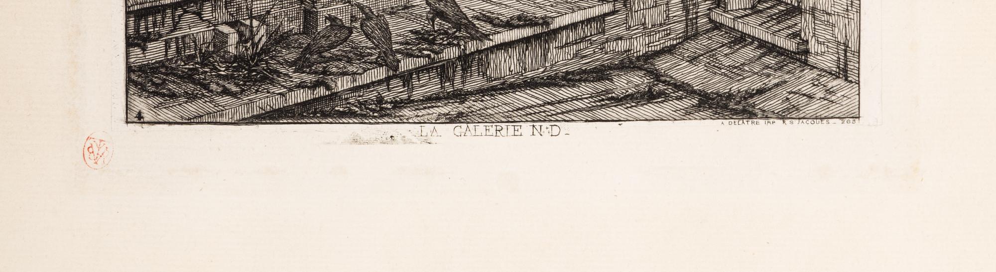 A Pair of Prints (La Tour de L’Horloge; La Galerie de Notre Dame)