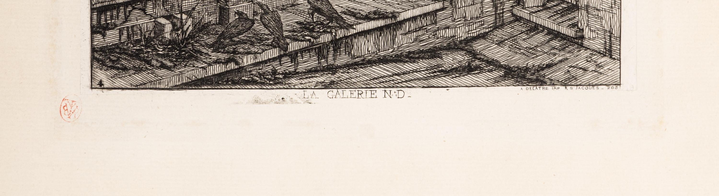 A Pair of Prints (La Tour de L’Horloge; La Galerie de Notre Dame)